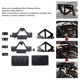 thumbnail image 4 of Montaje Alforja De Motocicleta Montaje De Liberación Rápida aleación De Aluminio Prueba De Intemperie Estabilidad Mejorada Reemplazo Para Shadow SABRE Valkyrie VLX VT750, 4 of 7