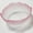 Crystal Gradient Pink, variant on Glass Salad Bowl Irregular Lotus Flower Shape Serving Bowls, owls for Kitchen and Ice Cream Candy Dishes (Crystal Clear with Gold Rim, 6.5")