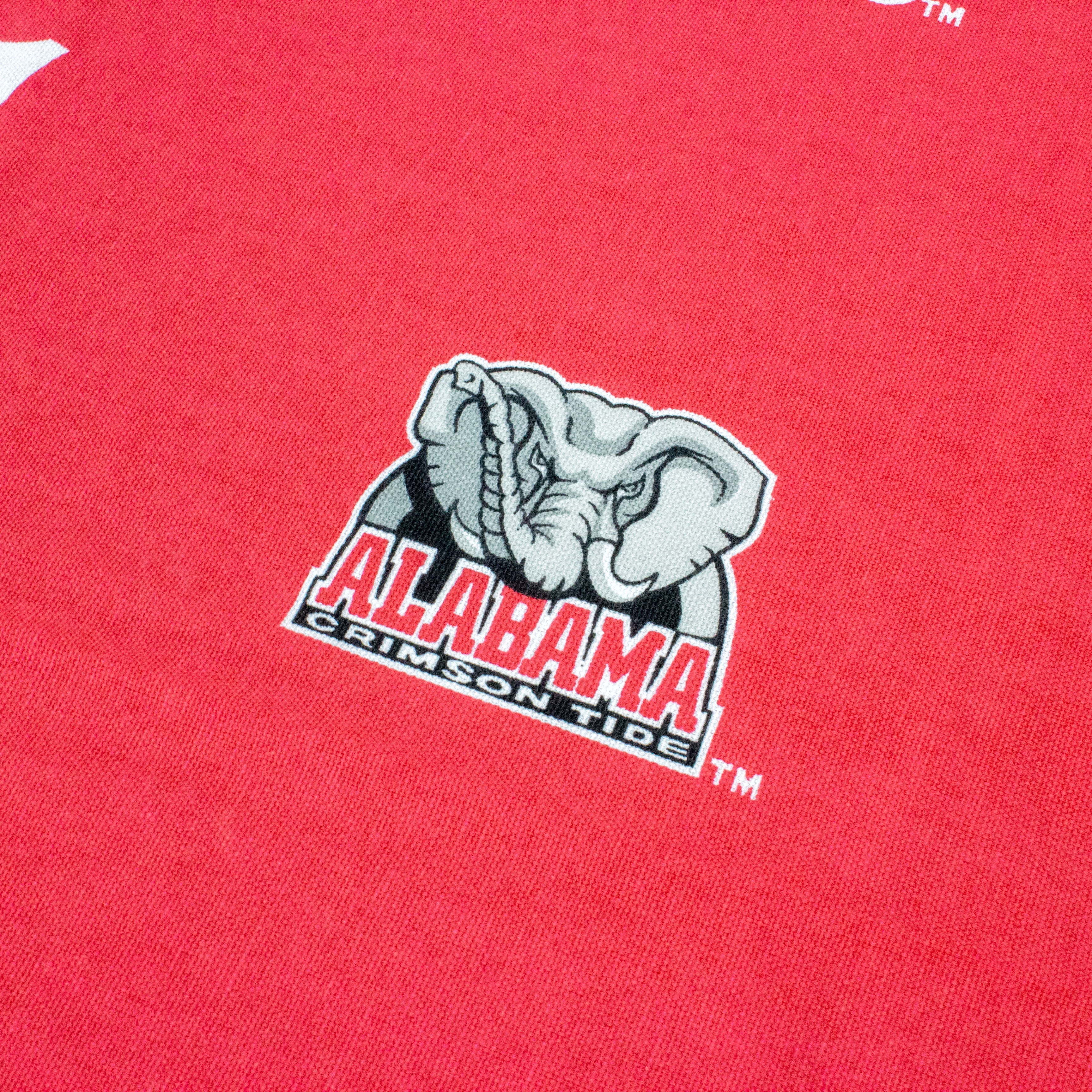 College Covers Alabama Crimson Tide Tailgate Fitted Tablecloth, 72" x 30", 6 ft Table Cover