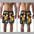 thumbnail image 3 of luoweisi Men's Beach Shorts Quick Dry Swim Trunks with Mesh Lining Kangaroo L, 3 of 5