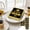 Type #4, variant on Jiaeri 2026 Graduation Party Supplies, Black Gold Disposable Tableware Set - 9 inch & 7 inch Paper Plates, Cups, Napkins for Adult Graduation Theme Party Decorations