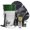 Black, variant on ASR Outdoor 24pc Gold Panning Kit 5 Gallon Bucket 10lbs Bobby Bo Paydirt Black