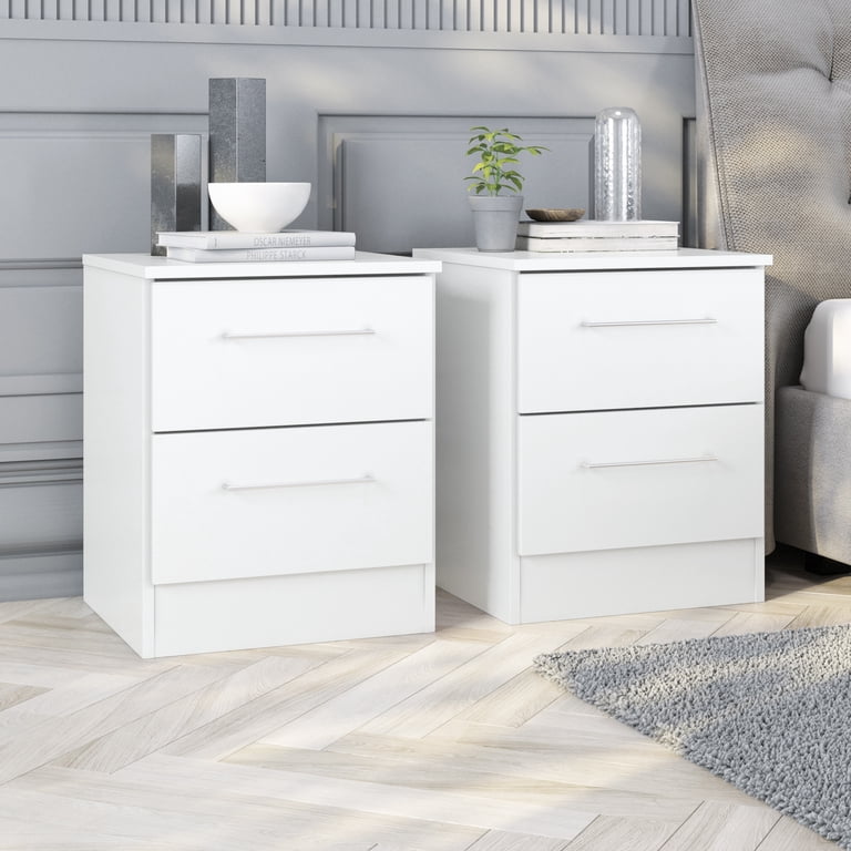 Free Shipping! Kappesberg Jolyne 2 Drawer Nightstand Set of 2