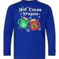 thumbnail image 3 of Inktastic Hot Cocoa Season Long Sleeve Youth T-Shirt, 3 of 5