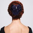 thumbnail image 3 of EeaseCA 4pcs Creative Rhinestones Net Mesh Bun Covers Mesh Hair Snoods for Women, 3 of 7