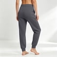 thumbnail image 5 of Resicozy Petite Sweatpants Women Trendy Elastic Waist Bottom Lounge Pant Lightweight Baggy Joggers with Pocket Dark Gray XL, 5 of 7