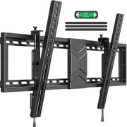 HOMOUNT TV Wall Mount Tilting for 37“-84“ TVs, TV Mount with Level Adjustment Low Profile TV Mount TV Bracket, Fits 16", 18", 24" Studs, Max Vesa 600x400mm