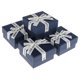 thumbnail image 1 of 5 uds caja cuadrada pequeña cinta Bowknot joyería regalo para bodas cumpleaños Azul (6.2cm) Hugo Caja de la cinta de la joyería, 1 of 10