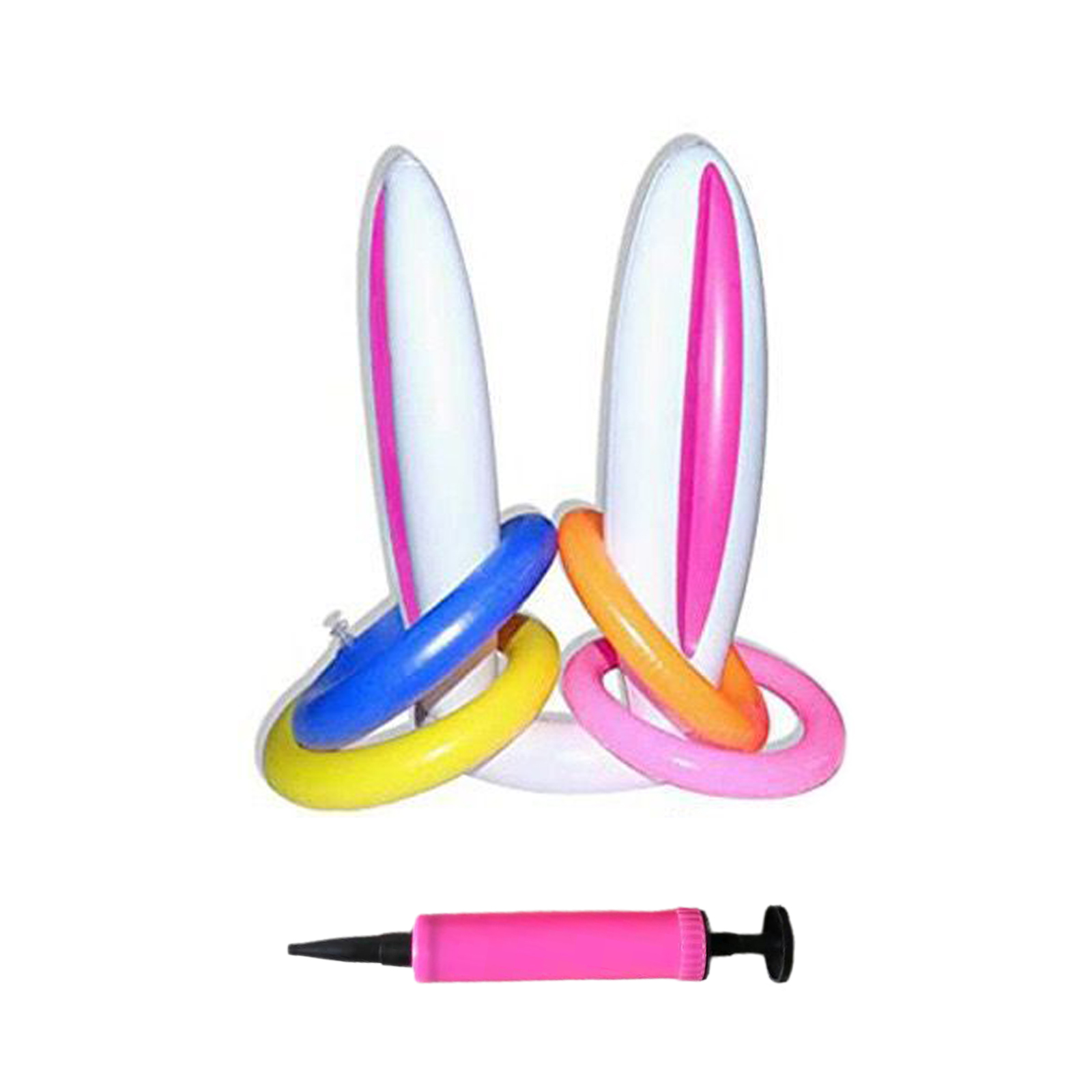 Children's Throwing Toy Ring Toss Toys Inflatable Bunny Ears Rabbit