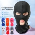thumbnail image 2 of Unisex Full Cover Riding Headgear Breathable Elastic Opened Mouth Show Eyes Face Hood Adult Cosplay Costume, 2 of 8