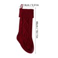 thumbnail image 3 of Ongmies Christmas Stockings, Christmas Stockings - Large Knitted Stockings For Gifts, Classic Indoor Christmas Decorations, Perfect For Fireplace Hanging, Christmas Decorations Indoor, 3 of 6