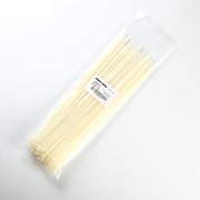 100 PCS 15 inch Zip Ties Nylon 40 lbs Strap Cable Wire Tires - White