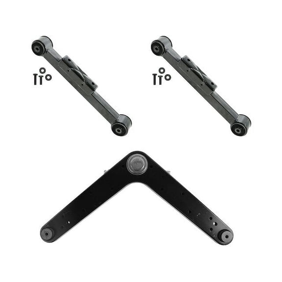 Rear Control Arm and Ball Joint Assembly Set 3 Piece - Compatible with 2002 - 2007 Jeep Liberty 2003 2004 2005 2006