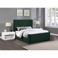 thumbnail image 2 of Meridian Furniture Oliver Green Fabric Full Bed, 2 of 11