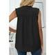 thumbnail image 5 of Camiseta sin mangas para mujer camiseta sin mangas de verano para mujer camisas informales de poliéster sin mangas chaleco con cuello de botones lavable a máquina ANGGREK Otros, 5 of 5