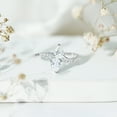 thumbnail image 6 of Rosec Jewels Toi Et Moi Diamond Engagement Ring - EF-VS Grade Lab Created Diamond Ring (5x7 mm Pear), 14K White Gold, US 6.50, 6 of 9