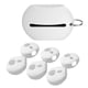thumbnail image 2 of para 3 Funda de Auriculares Funda Protectora de Silicona Funda de Gancho para oreja Blanco ultrafino, 2 of 3