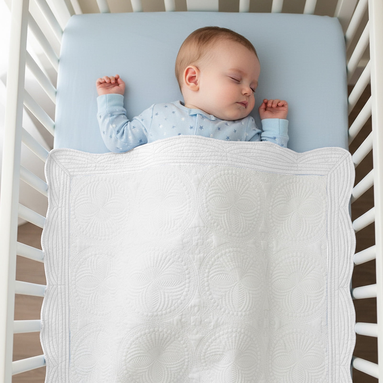 Cotton Quilted Blanket, Baby Swaddle Wrap, Air Conditioning Cover, Multi purpose Throw, Soft Nap Blanket, Home Travel毯子