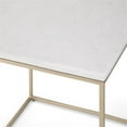 thumbnail image 4 of Home Square 2-Piece Modern 18" Metal Accent Side Table Set in White and Gold, 4 of 9