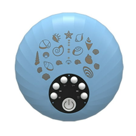 URTERYSER Portable White Noise Machine Aid with Night Light Easy to Use Baby Sound Machine for Sleep Improvement Blue