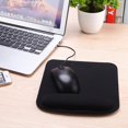 thumbnail image 2 of Square Black Mouse Mat Support High Quality With Wrist Rest, 2 of 8