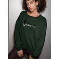 thumbnail image 2 of Believe Daisies Sweatshirt Women -Image by Shutterstock, Female 5X-Large, 2 of 4