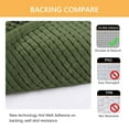 thumbnail image 6 of Tripumer 3 Pcs Chenille Bathroom Rug Sets Shaggy Bathroom Mat Set Carpet Extra Thick Soft Absorbent Bathroom Rugs Soft Non Slip Machine Wash Olive Green, 6 of 7