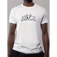 thumbnail image 1 of Stylish Bicycle Pattern Print Men's Comfy Chic T-shirt, Graphic Tee Men's Summer Outdoor Clothes, Men's Clothing, Tops For Men, Gift For Men, 1 of 5