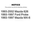 thumbnail image 2 of Transit Auto Front Wheel Bearing and Link Kit for Car Mazda 626 Ford Probe MX-6 - Left Right Side (Driver Passenger) K7T-100834, 2 of 10
