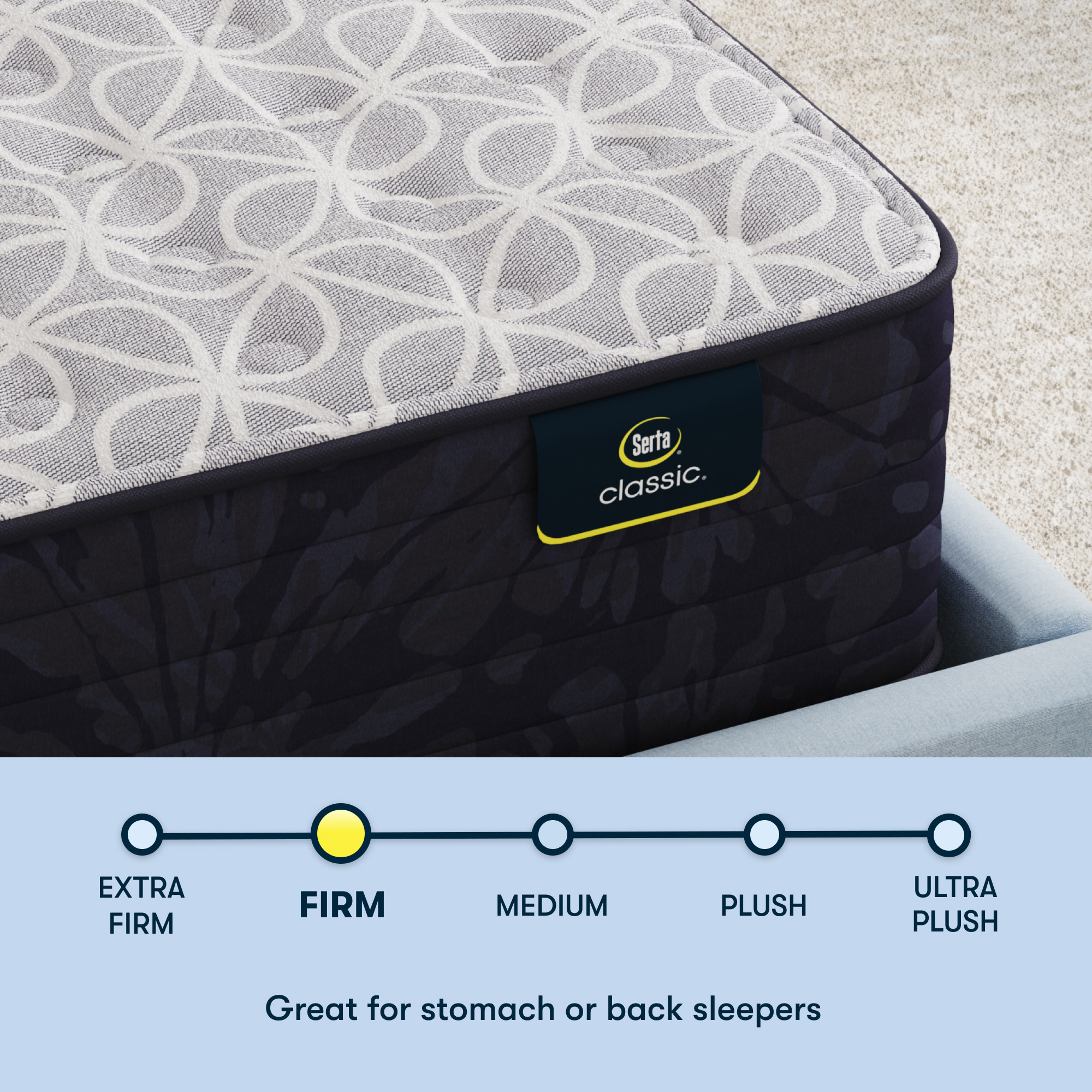 Serta 13" Queen Classic Clarks Hill Elite Ltd Firm Tight Top Innerspring Adult Mattress