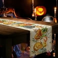 thumbnail image 4 of Halloween Pumpkin Party Festival Table Runner Kitchen Table Flag Tablecloth Holiday Printed Table Cover, 4 of 5