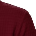 thumbnail image 4 of JIANJIA Mens Coats And Jackets Solid Color Long Sleeve Square Plaid Zipper Cardigan Outerwear Streetwear, 4 of 6
