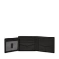 thumbnail image 3 of Cartera Fossil Derrick de piel con doble pliegue con bloqueo RFID, negra, 3 of 5