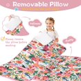 thumbnail image 3 of Pioneer Flower Floral Print Pattern Toddler Nap Mats for Kids Preschool,Sleeping Mat Bag or Kids,Toddler Sleeping Bag,Toddler Nap Mat or Daycare, 3 of 6