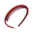 thumbnail image 2 of Plastic Headbands Teeth Comb Headband Non Slip, Soft Edge Narrow Headbands for Women Girls, Skinny Hair Bands for Women Men Teen Girls, 2 of 8