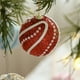 thumbnail image 2 of Colgante de bola de Navidad rosa con lentejuelas para adornos navideños Bearachild, 2 of 6