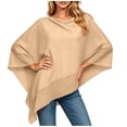 thumbnail image 4 of Cxenplz Womens Sheer Poncho Tops Lightweight Pullover Shawls Wraps Mesh Shrug Bolero Swimsuit Cover Up Summer Beachwear, 4 of 5