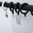 thumbnail image 4 of Coofit 50PCS Curtain Ring Plastic Drapery Ring Drapery Curtain Eyelet Ring, 4 of 8