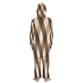 thumbnail image 3 of Vzayyk 4T-14Y Size Aviliable Cozy One-Piece Footless Sleeper Pajama Brown Beige, 3 of 8
