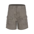 thumbnail image 3 of Sngxgn Womens Workout Gym Shorts Casual Lounge Set, Ladies Active Apparel with Pockets(Grey,S), 3 of 8
