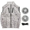 thumbnail image 2 of Summer Cooling Fan Vest USB Detachable White Fan Air Conditioning Work Vest For Gardening Running Cooking, 2 of 8