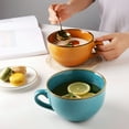 thumbnail image 3 of ACDANC Soup Bowls with Handles Microwave Safe Bowls Soup Bowl with Lid Soup Mug Cups with Handles, 3 of 7