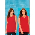 thumbnail image 4 of Catherines Women's Plus Size Suprema Studio Reversible Tank, 4 of 4