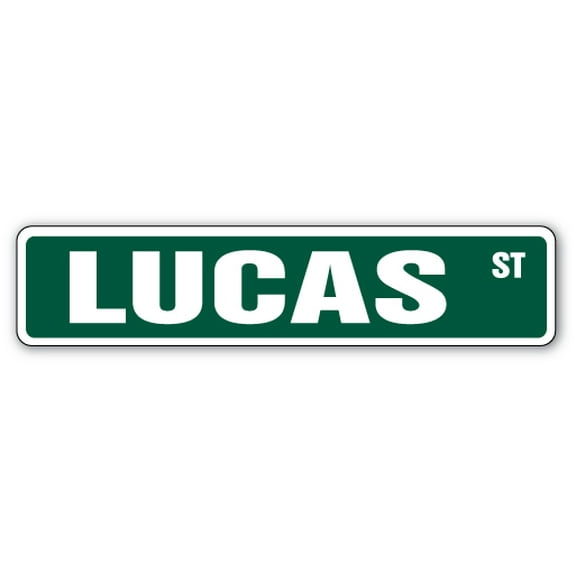 Lucas Street [3 Pack] of Vinyl Decal Stickers |for Laptop Car