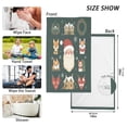thumbnail image 6 of Yayeee 100% Cotton Hand Towels for Bathroom 16" x 28" Soft Absorbent Kitchen Towel, Green Christmas, 6 of 7