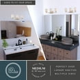 thumbnail image 4 of Robey 3 Light Polished Nickel Transitional Bathroom Vanity Fixture White Glass, 4 of 11