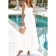 thumbnail image 5 of Vestido PRETTYGARDEN casual de verano sin mangas maxi blanco XXL, 5 of 9
