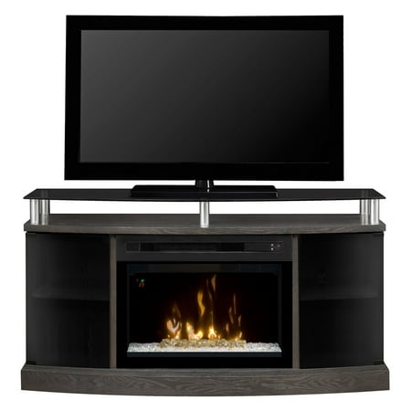Curved End Console - Dimplex Windham Media Console Electric Fireplace With 25