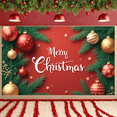thumbnail image 4 of Christmas Ornament Xmas Banner Festive Decoration Red Green Decor Merry Christmas for Holiday Celebration Indoor Party Home Decoration, 4 of 9