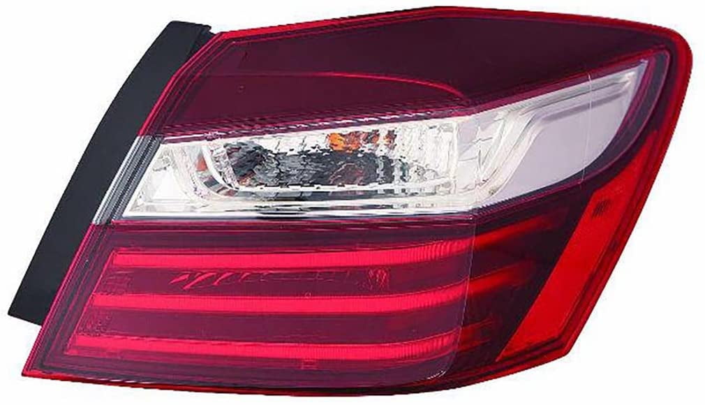 For Honda ACCORD Sedan 16 Tail Light Assembly Outer CAPA Passenger Side Replaces HO2805108